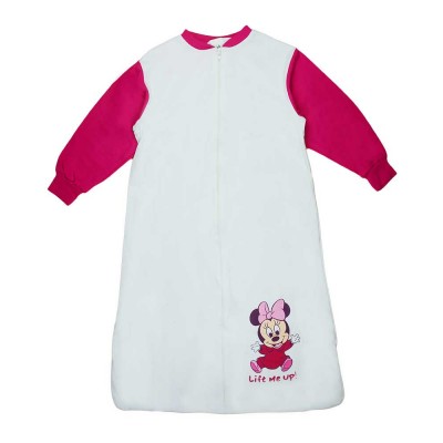 Hosszú ujjú vékony pamut hálózsák Minnie egér mintával 1,5 TOG