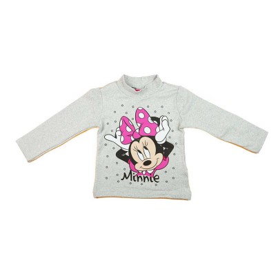 Hosszú ujjú belül bolyhos kislány póló Minnie mintával