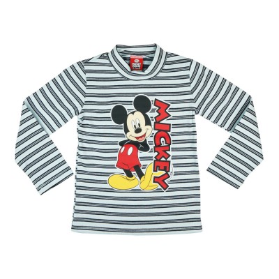 Disney Mickey csíkos hosszú ujjú póló (méret: 74-116)