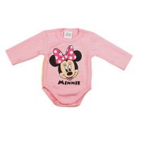 Hosszú ujjú bolyhos baba body Minnie egér mintával