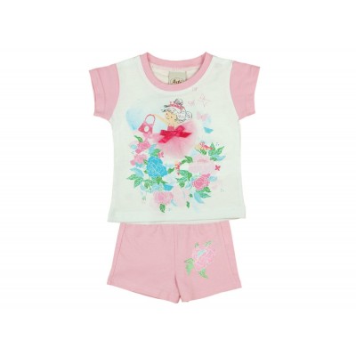 Pillangós| virágos 2 részes baba szett (méret: 62-86)