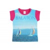 Balaton rövid ujjú lányka póló (méret: 92-158)