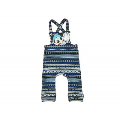 Disney Mickey belül bolyhos baba kertésznadrág (méret: 62-92)