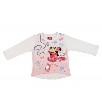 Disney Minnie| belül bolyhos| hosszú ujjú póló (méret: 74-122)