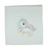 Unikornis textil-tetra pelenka 70 x 70 cm