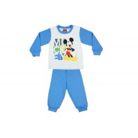 Disney Mickey mintás fiú pizsama felirattal