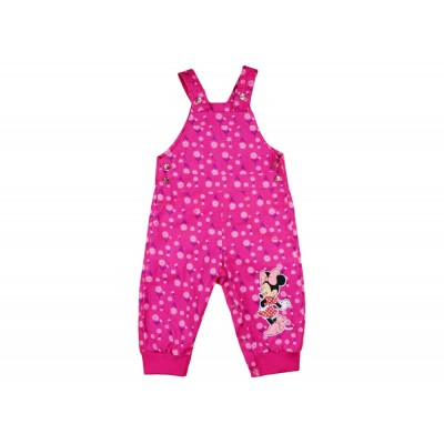 Disney Minnie lányka vékony virágos kord kertésznadrág