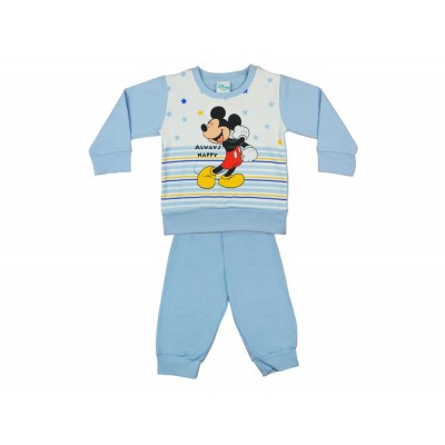 Disney Mickey fiú pizsama csillaggal| csíkkal