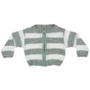 Fiú-Lány csíkos| cipzáras kötött kardigán