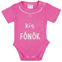 Rövid ujjú bébi kombidressz