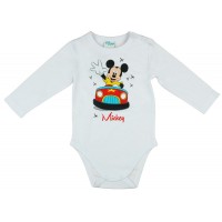 Mickey hosszú ujjú baba body fehér Mickey hosszú ujjú baba body fehér