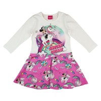 Disney Minnie és unikornis| hosszú ujjú lányka ruha Disney Minnie és unikornis| hosszú ujjú lányka ruha