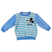 Disney Mickey hímzett baba kardigán, kocsikabát