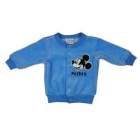 Disney Mickey hímzett baba kardigán, kocsikabát