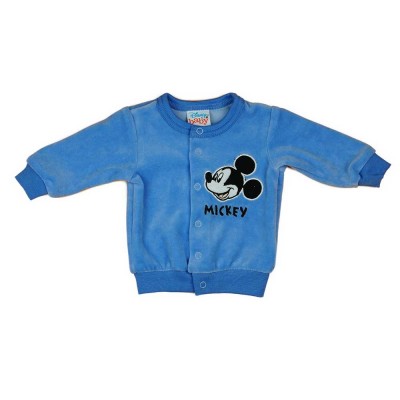 Disney Mickey hímzett baba kardigán, kocsikabát