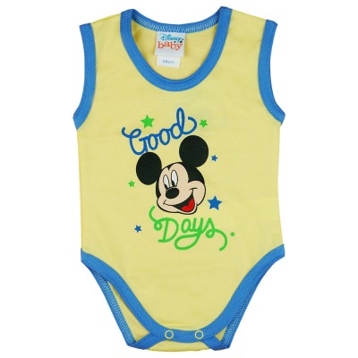 Disney Mickey  Good Days ujjatlan baba body sárga
