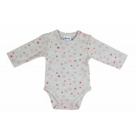 Mintás hosszú ujjú baba body Mintás hosszú ujjú baba body