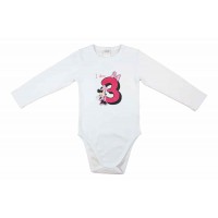 Disney Minnie szülinapos body 3 éves