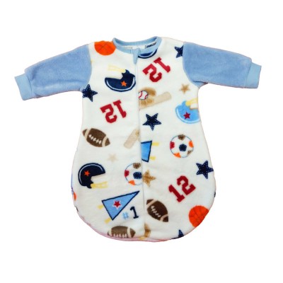 Hosszú ujjú wellsoft hálózsák – 2,5 TOG, Baseball mintás  Hosszú ujjú wellsoft hálózsák – 2,5 TOG, Baseball mintás