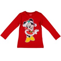 Disney Minnie karácsonyi hosszú ujjú lányka póló