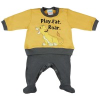 Hosszú ujjú kisfiú baba rugdalózó Oroszlánkirály mintával Hosszú ujjú kisfiú baba rugdalózó Oroszlánkirály mintával