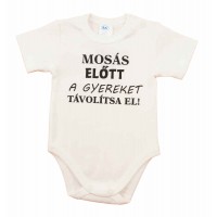 Rövid ujjú bébi kombidressz