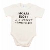 Rövid ujjú bébi kombidressz