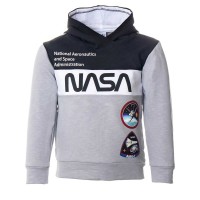 NASA fiú kapucnis, bebújós pulóver