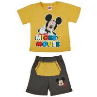 2 részes kisfiú pamut nyári szett Mickey egér mintával