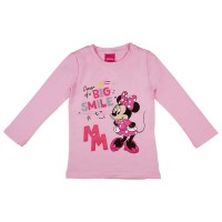Hosszú ujjú kislány póló Minnie egér mintával