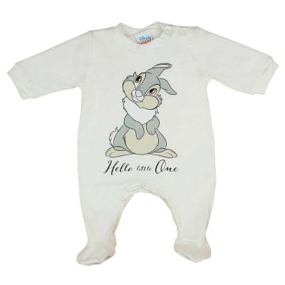 Hosszú ujjú baba rugdalózó Thumper nyuszi mintával