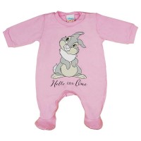 Hosszú ujjú baba rugdalózó Thumper nyuszi mintával