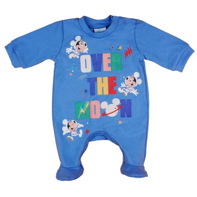 Űrhajós hosszú ujjú rugdalózó Mickey egér mintával