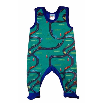 Ujjatlan belül bolyhos baba rugdalózó Verdák mintával