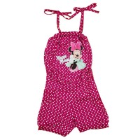Nyári kislány overál Minnie egér mintával