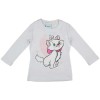 Hosszú ujjú kislány póló Marie cica mintával