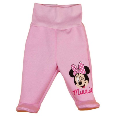 Belül bolyhos pamut kislány baba nadrág Minnie egér mintával