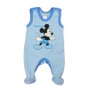 Belül bolyhos ujjatlan rugdalózó Mickey egér mintával