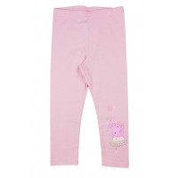 Elasztikus pamut kislány leggings Peppa malac mintával