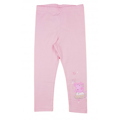 Elasztikus pamut kislány leggings Peppa malac mintával