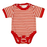 Rövid ujjú dupla patentos baba body