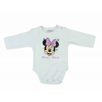 Hosszú ujjú baba body Minnie egér mintával