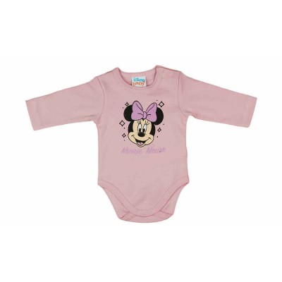 Hosszú ujjú baba body Minnie egér mintával