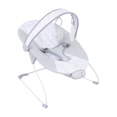 FreeON Enjoy rezgő-zenélő pihenőszék - Szürke, csillagos