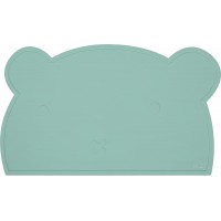 FreeON szilikon tányéralátét-Menta medve