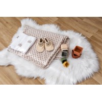 Bubaba minky takaró 75x90cm- Beige