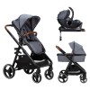 FreeON Bloom 4in1 multifunkciós babakocsi - Dark grey-Kiállított darab !