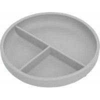 FreeON osztott szilikon tányér-gray