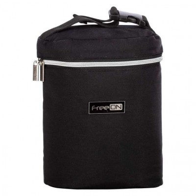 FreeON dupla cumisüveg melegentartó- fekete