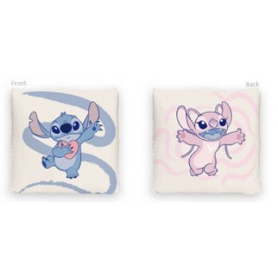 Disney Stitch párna, díszpárna - kétoldali mintával - 40 x 40 cm